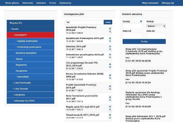 Aplikacje do gromadzenia i zarządzania danymi elektronicznymi dla kurii diecezjalnych i zakonnych oraz kancelarii parafialnych 